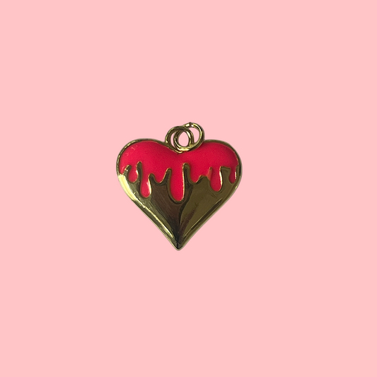 Charms coeur coulant