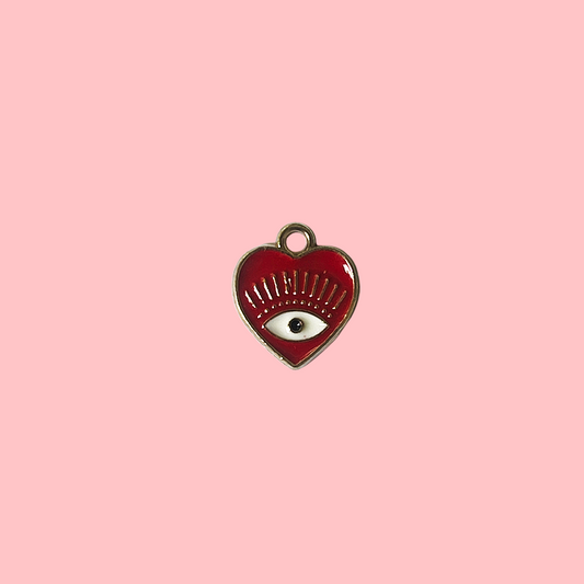 Charms coeur oeil