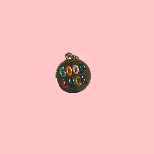 Charms médaille good luck