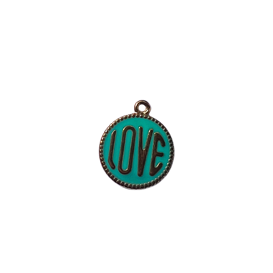 Charm médaille Love