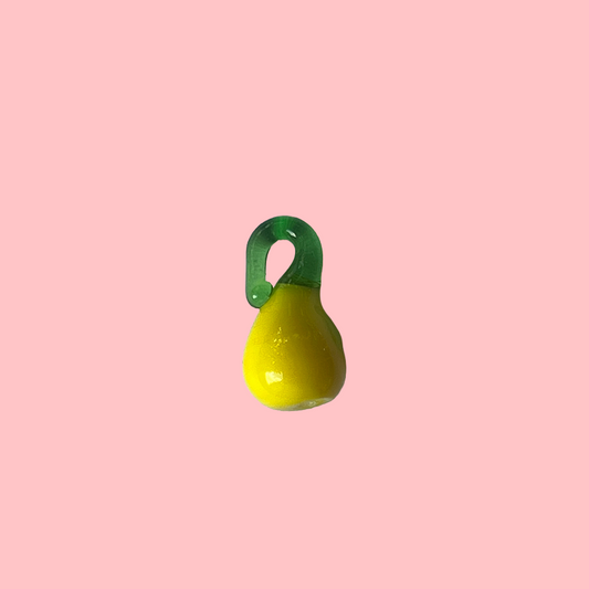 Charms verre citron